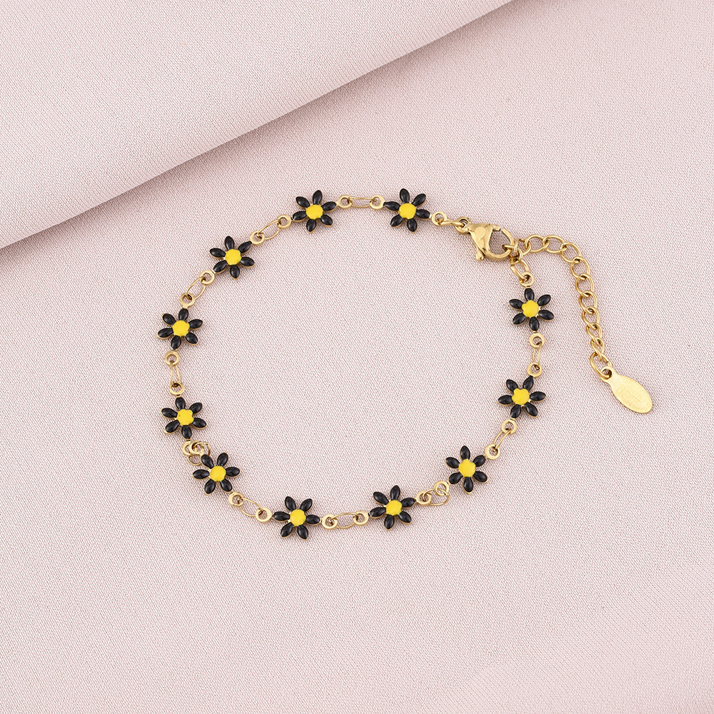 Black bracelet (Gold)