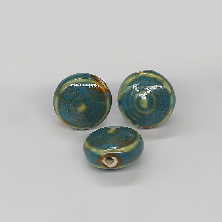 5:Circle pattern glaze BLUE-21.5 * 14mm