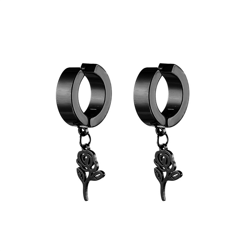 Black ear clip