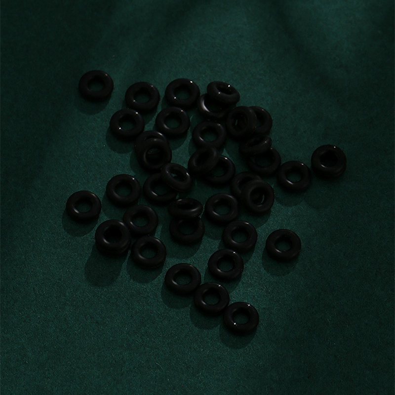 black 6mm, hole 2mm