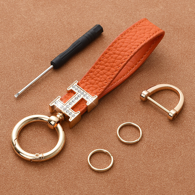 3:H Diamond Gold Buckle Orange