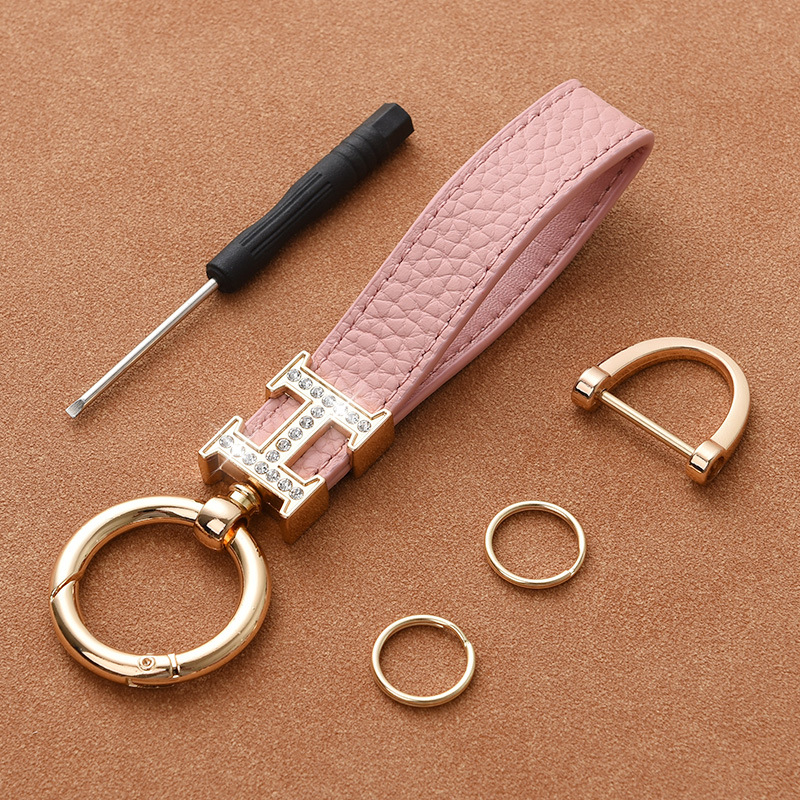 5:H Diamond Gold Buckle Pink