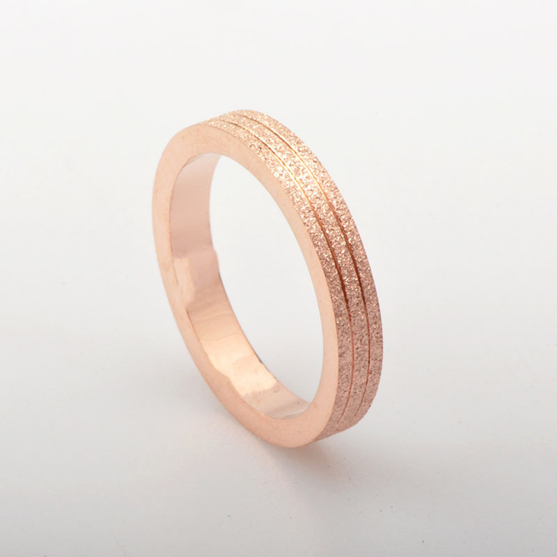 rose gold color US Size #5