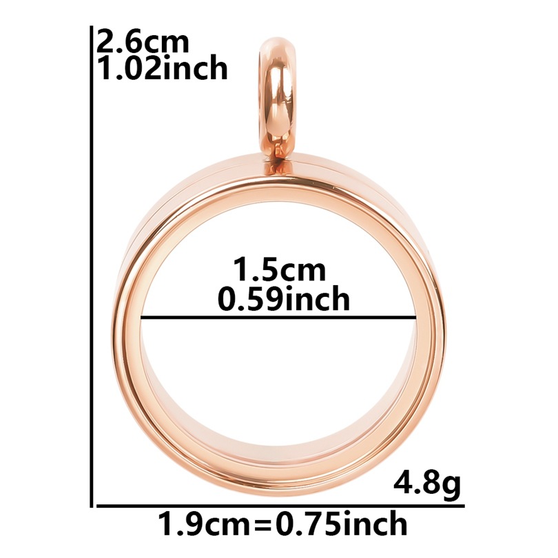 【15mm】 Rose gold