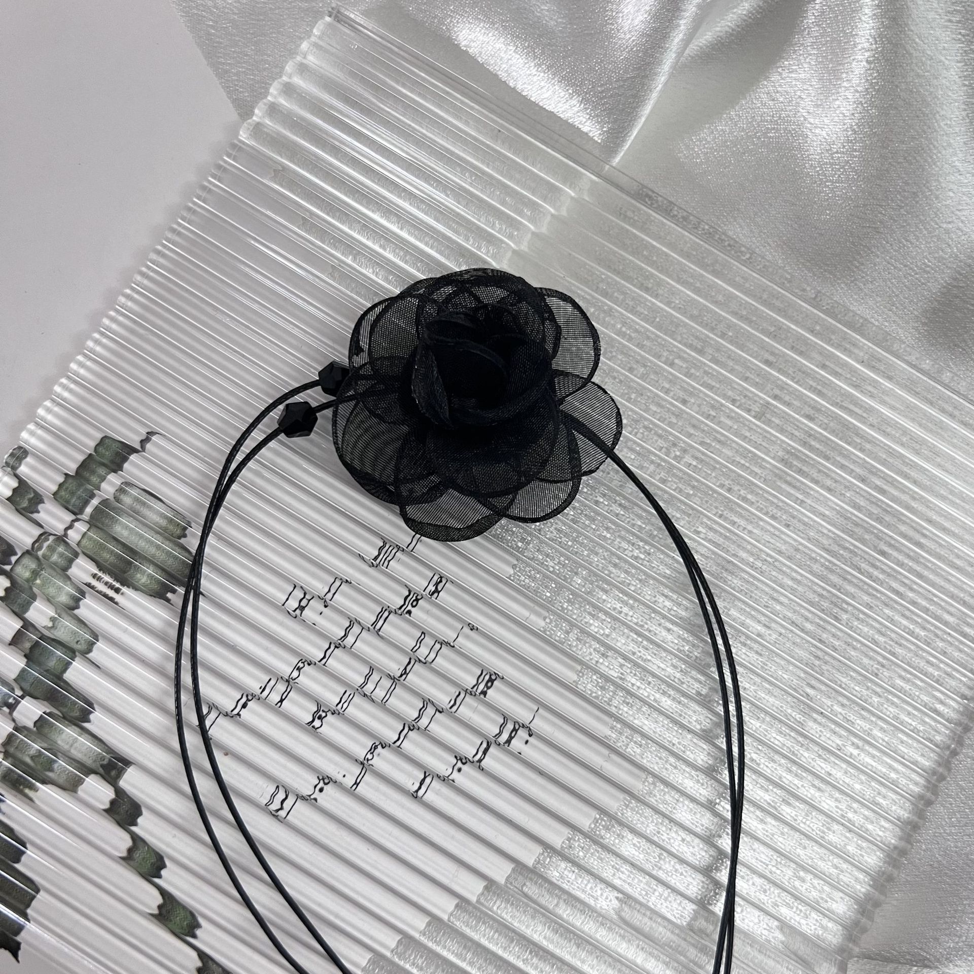 Black Flower Crystal