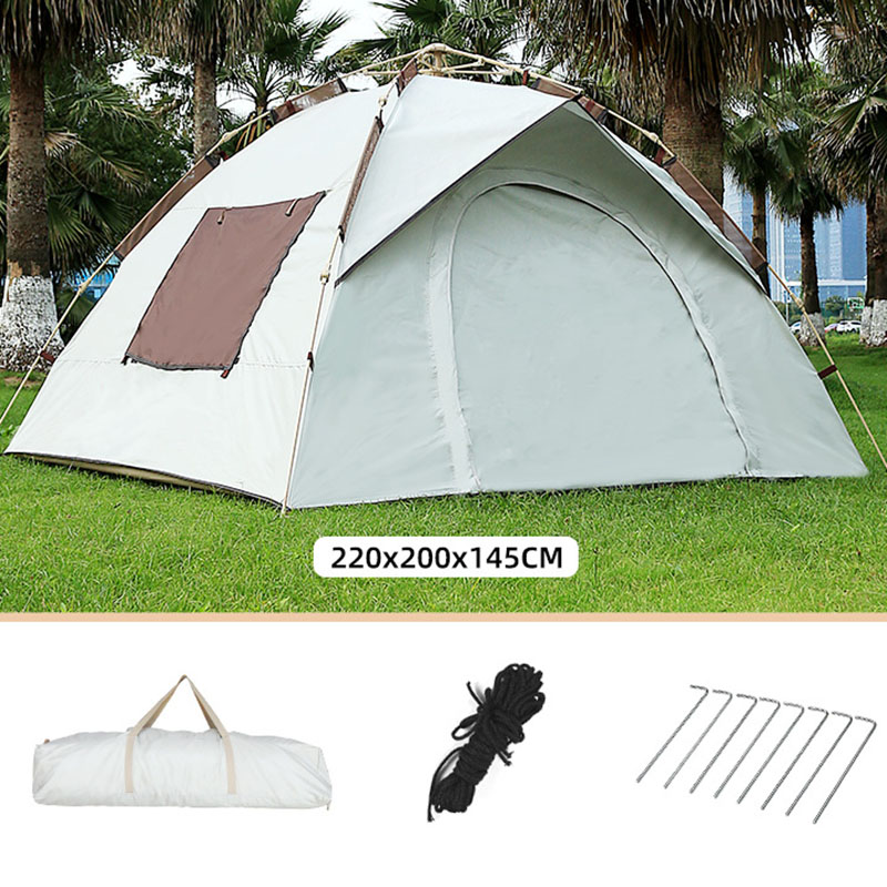 Cloud ash two doors two Windows version of the tent (3-4 persons)