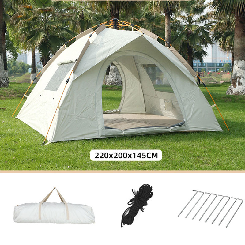 Cloud ash two doors two Windows version of the tent (3-4 persons)