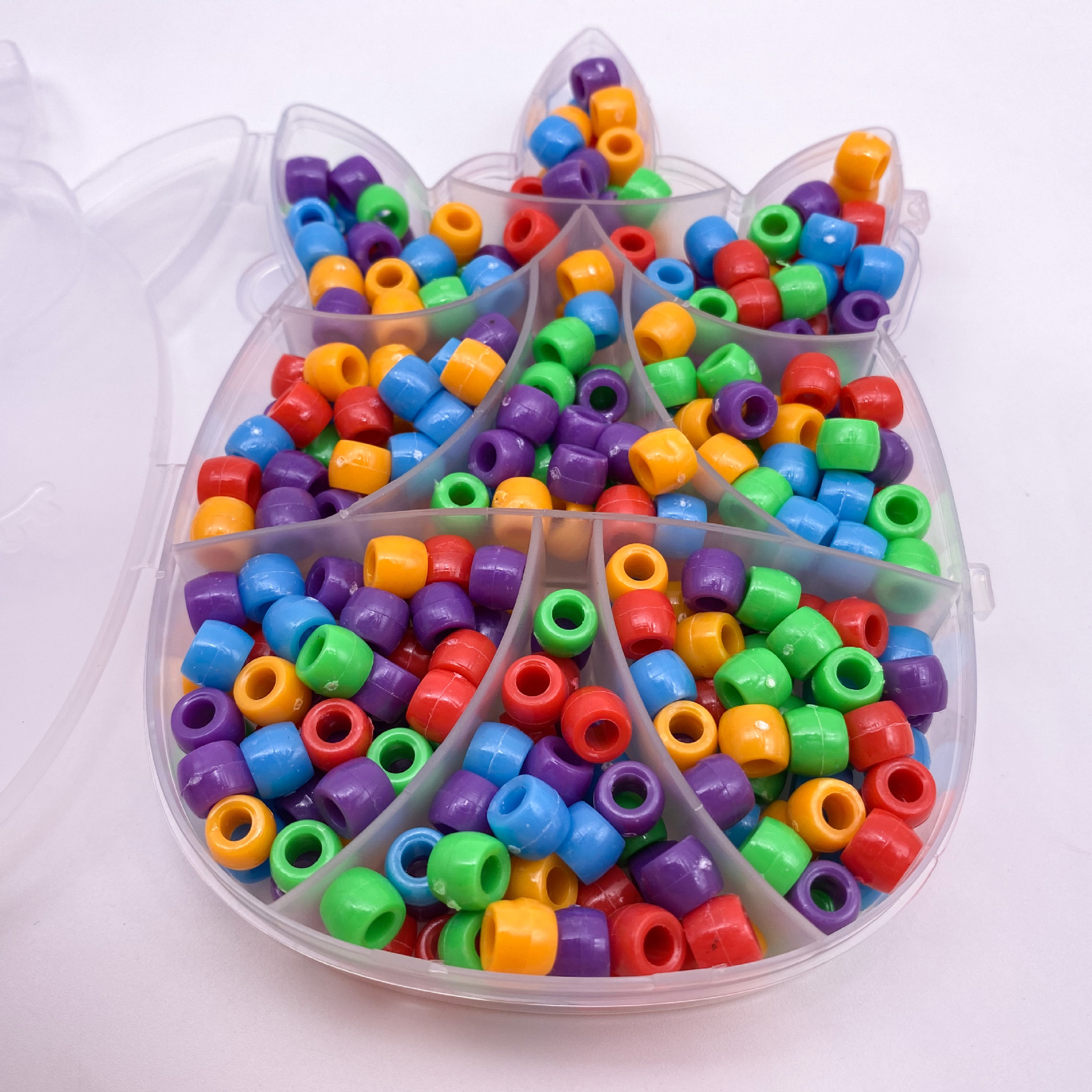 mixed colors 6*8mm 2400 pcs