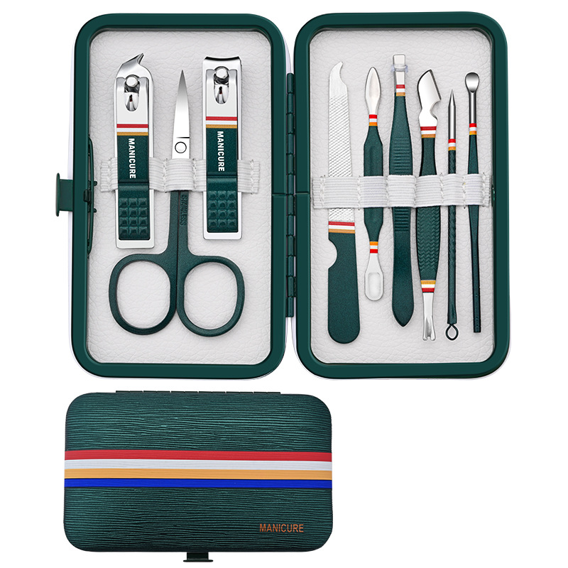 9-piece set -Emerald Green