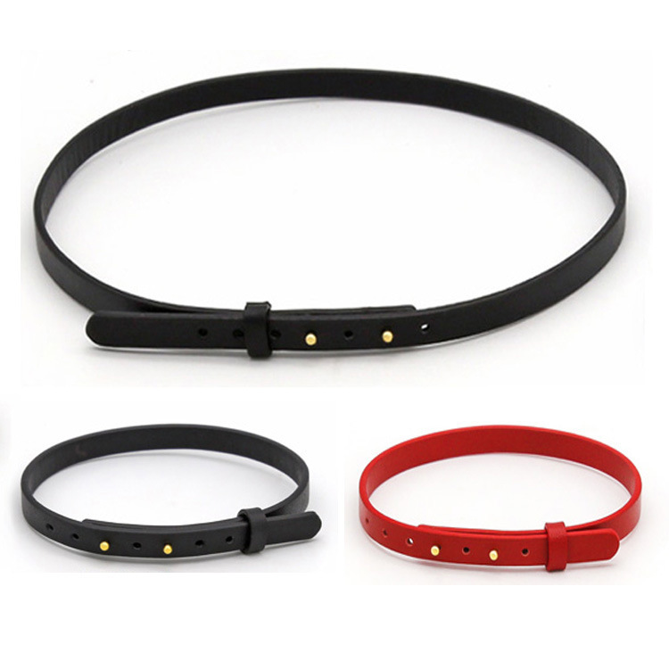 Black neck cord 41 cm