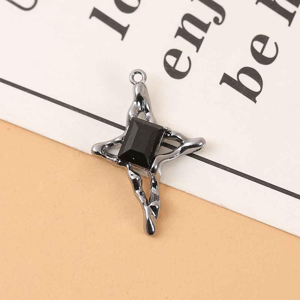 4# Hollow Star - Square Black diamond