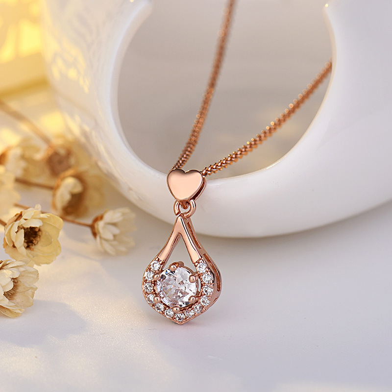 3:rose gold color plated