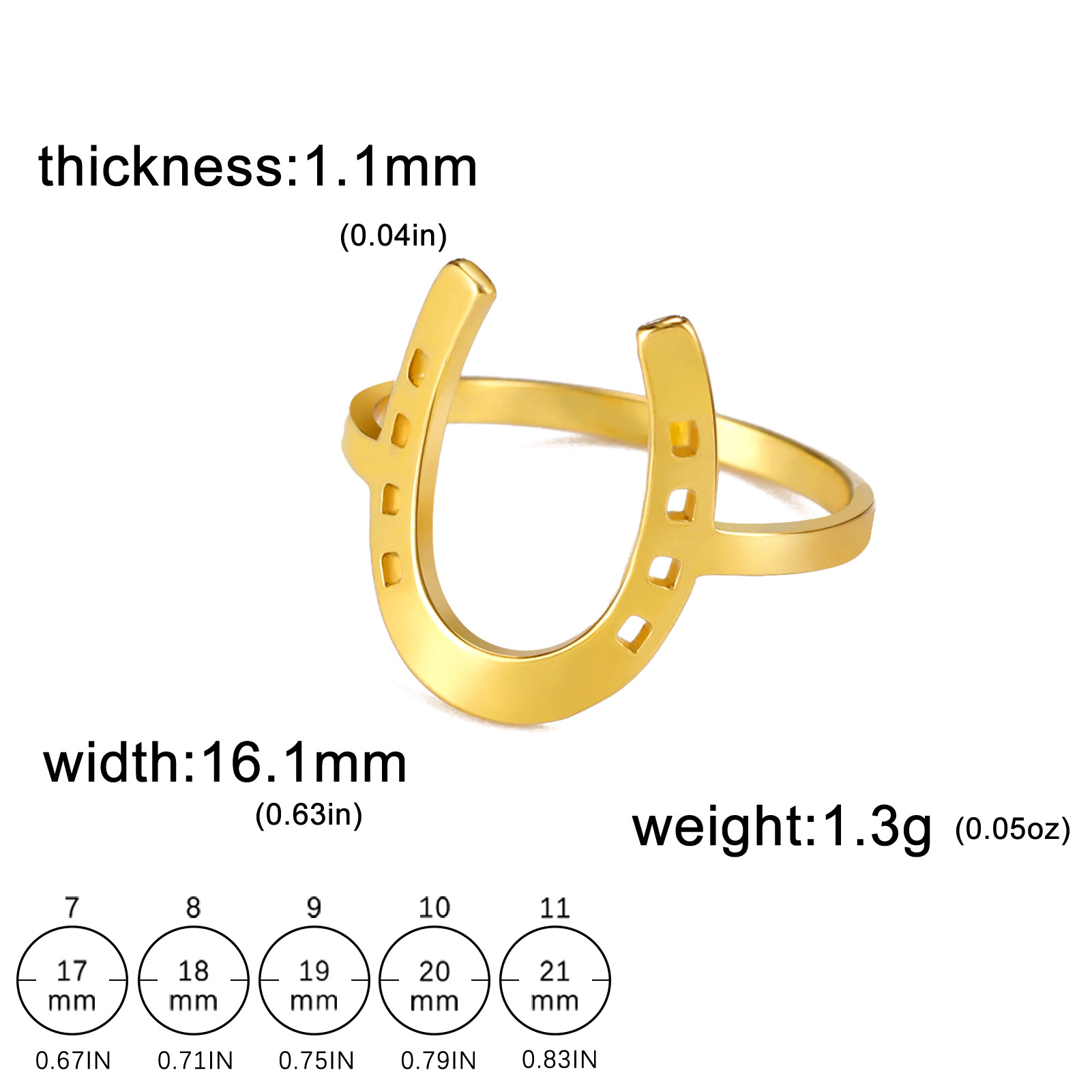 gold US Size #7