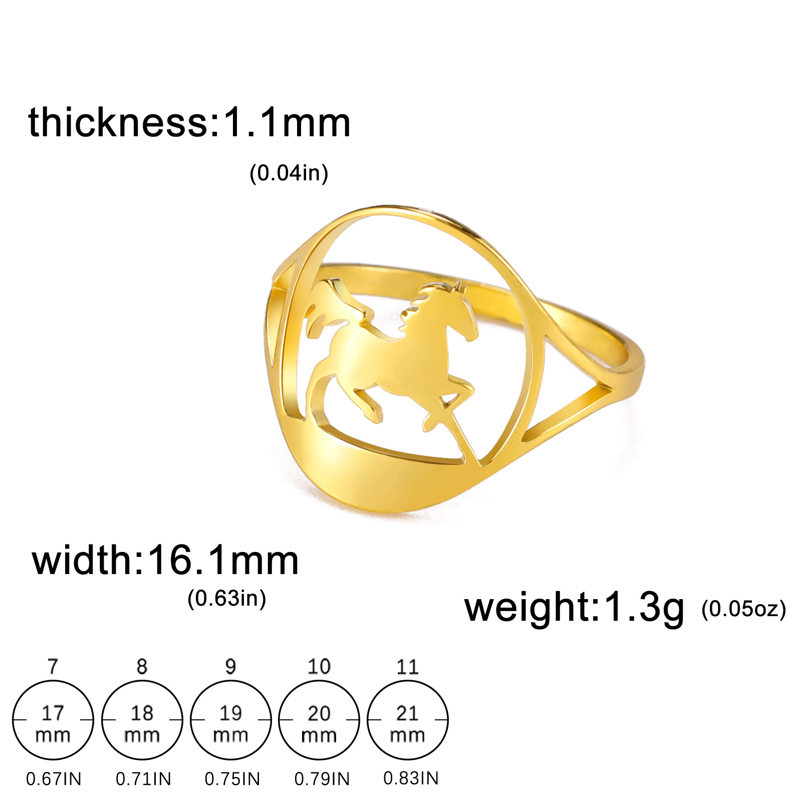 gold US Size #7