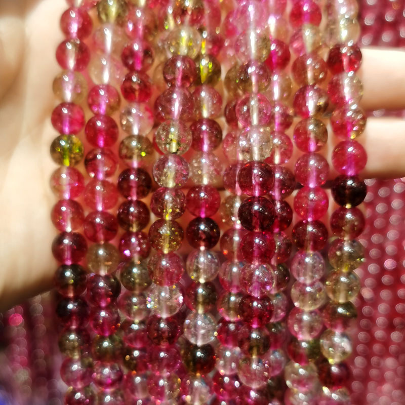 Watermelon crystal 6mm