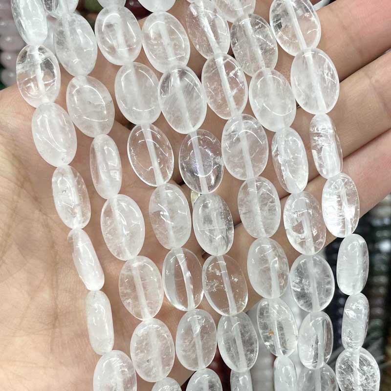 Clear Quartz 10 * 14mm approximately 28 pieces / s