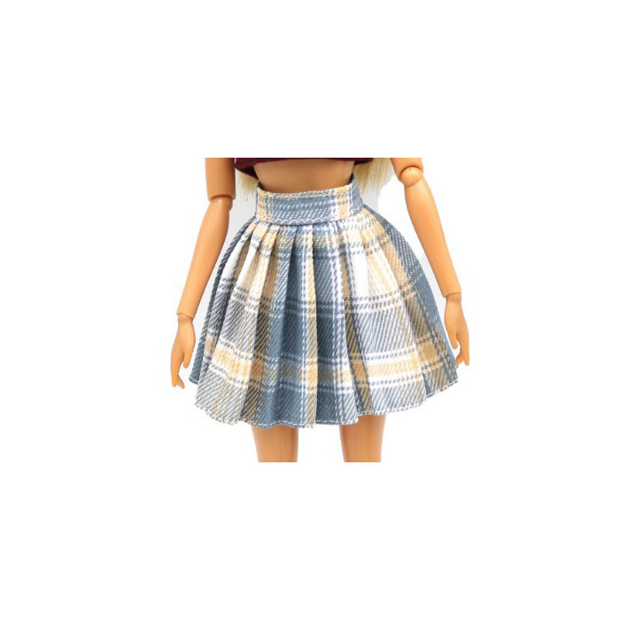 JK blue pleated skirt