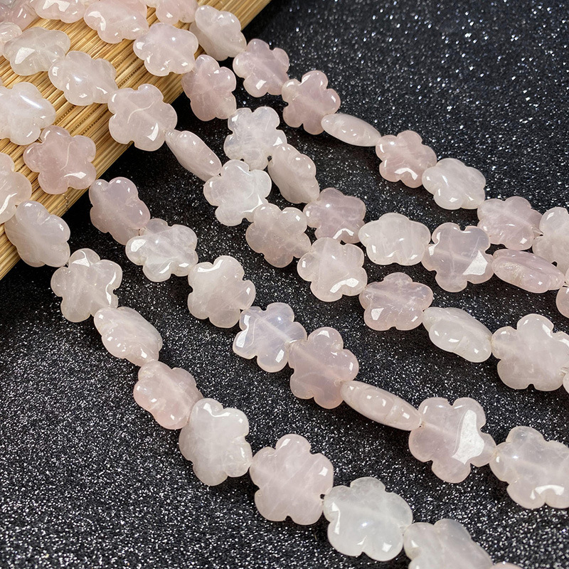 Rose Quartz 16 * 16 * 6mm about 25 pieces