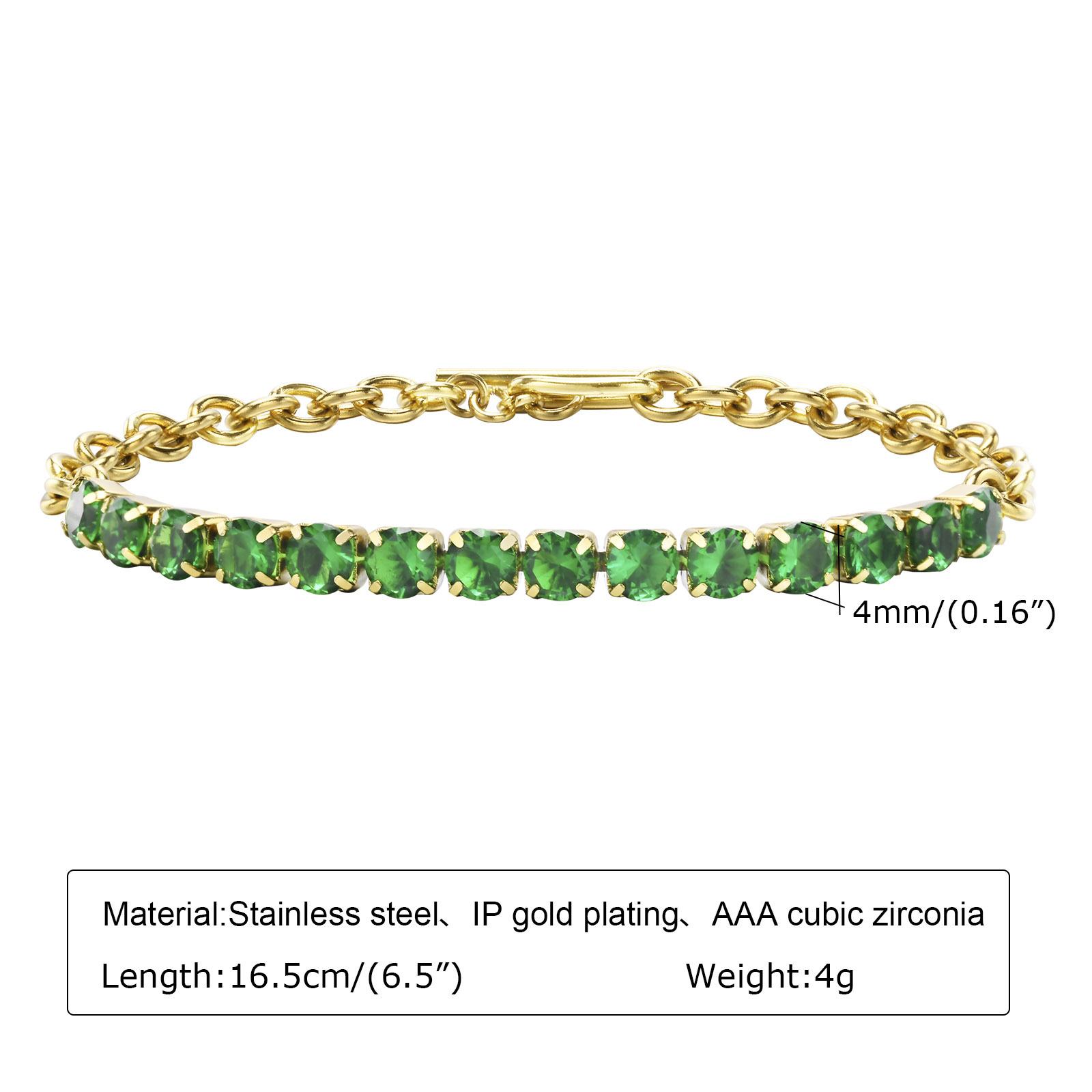 Green zircon