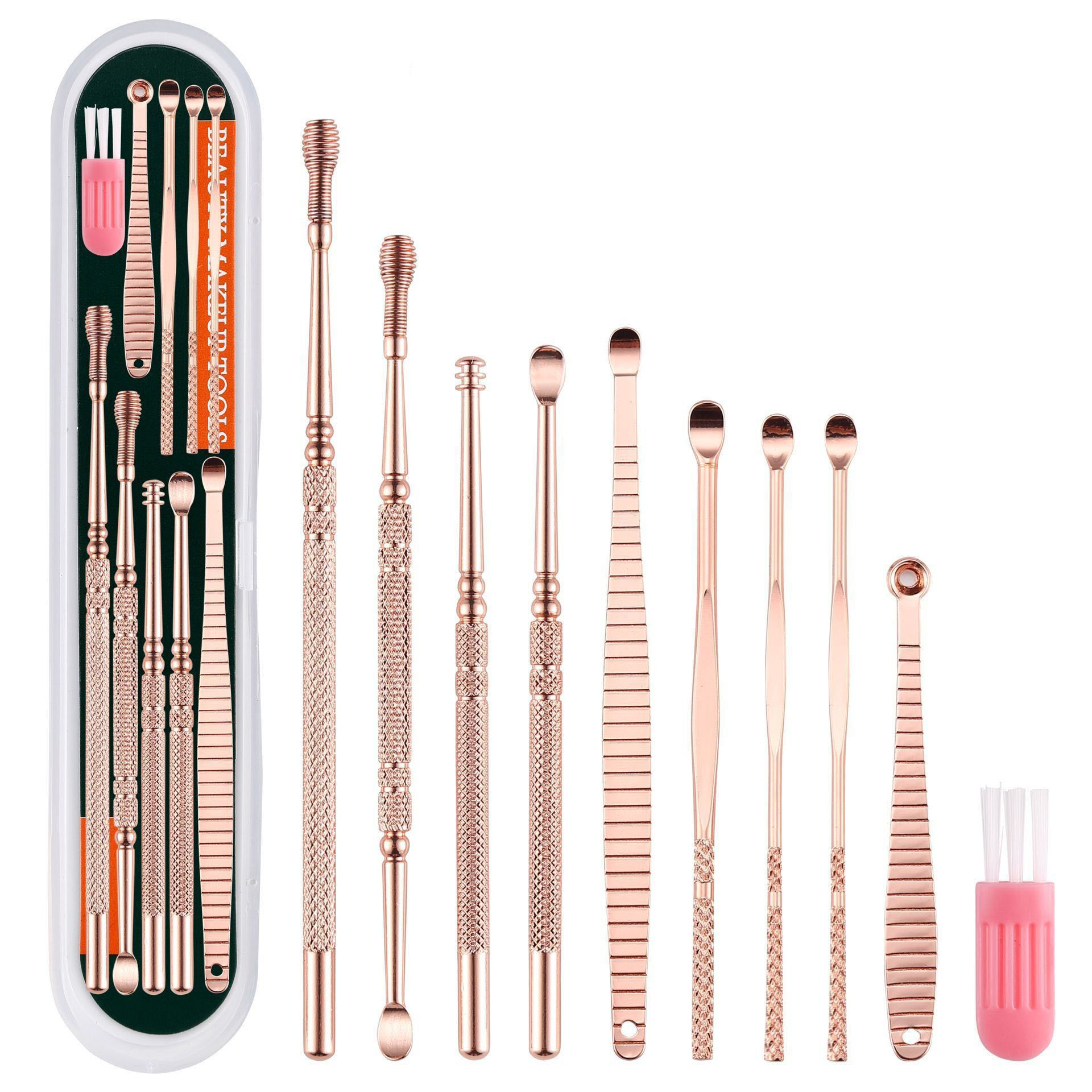 Rose gold 10-piece set