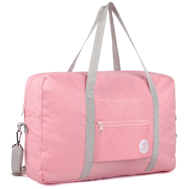 pink with shoulder strap