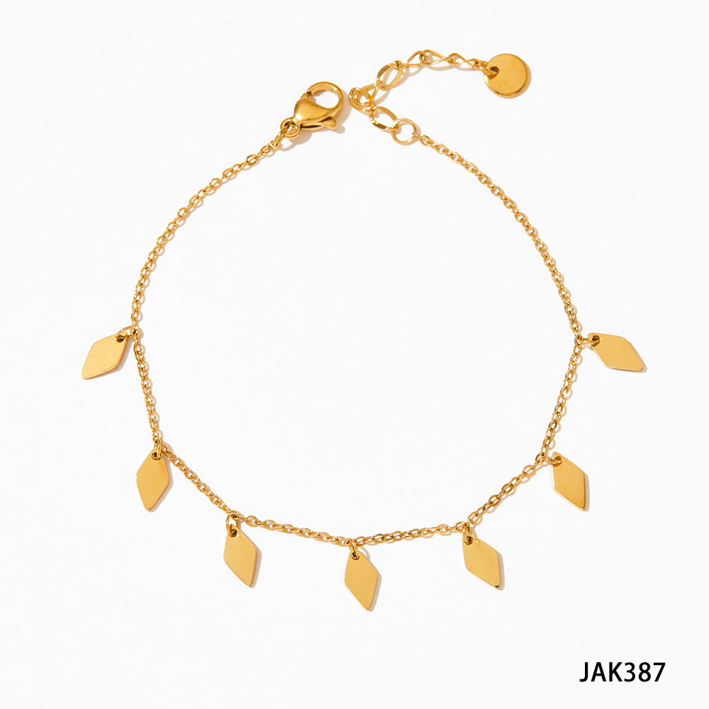 Gold anklet