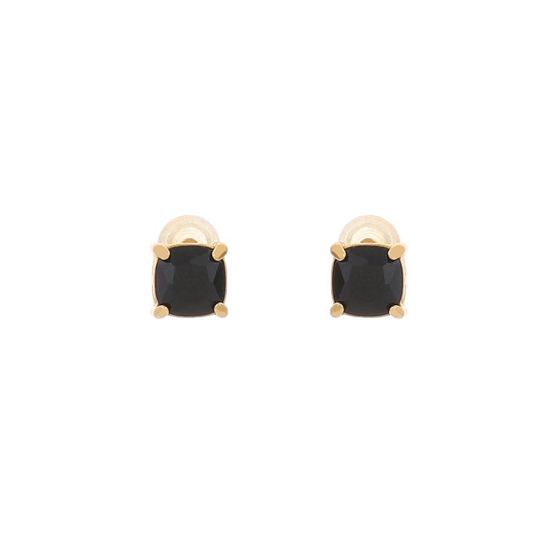 Black diamond earrings