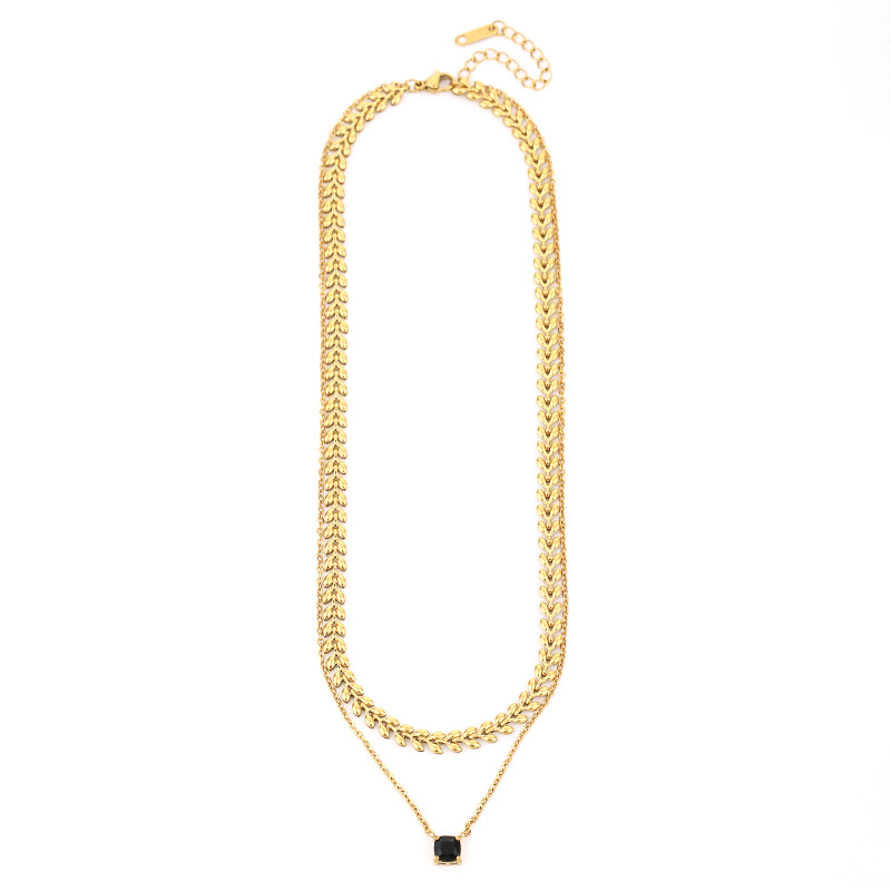 9:Black Diamond Necklace