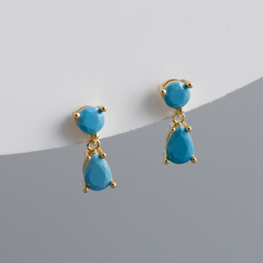 Turquoise stone (gold)