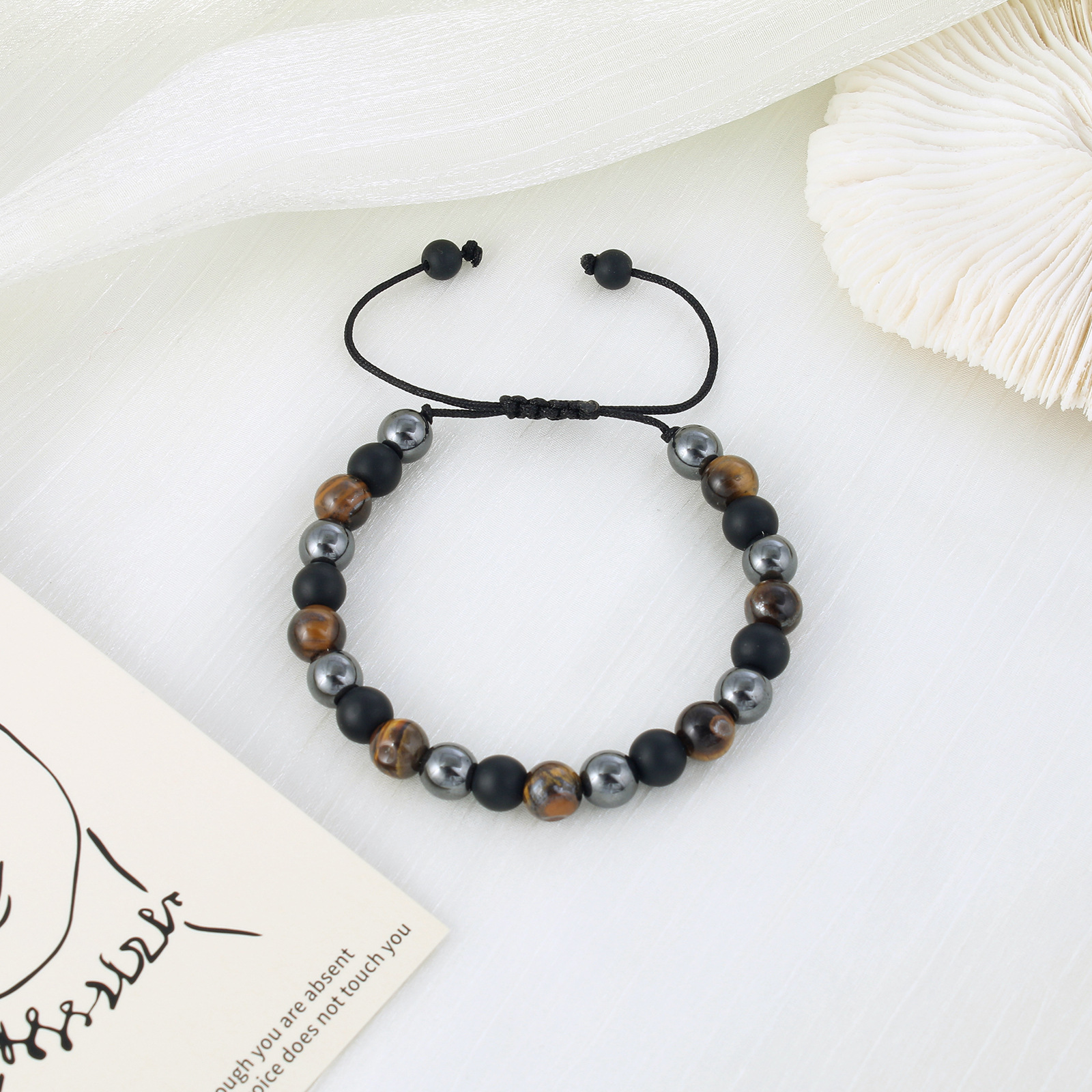 1:Tiger's eye stone magnet bracelet