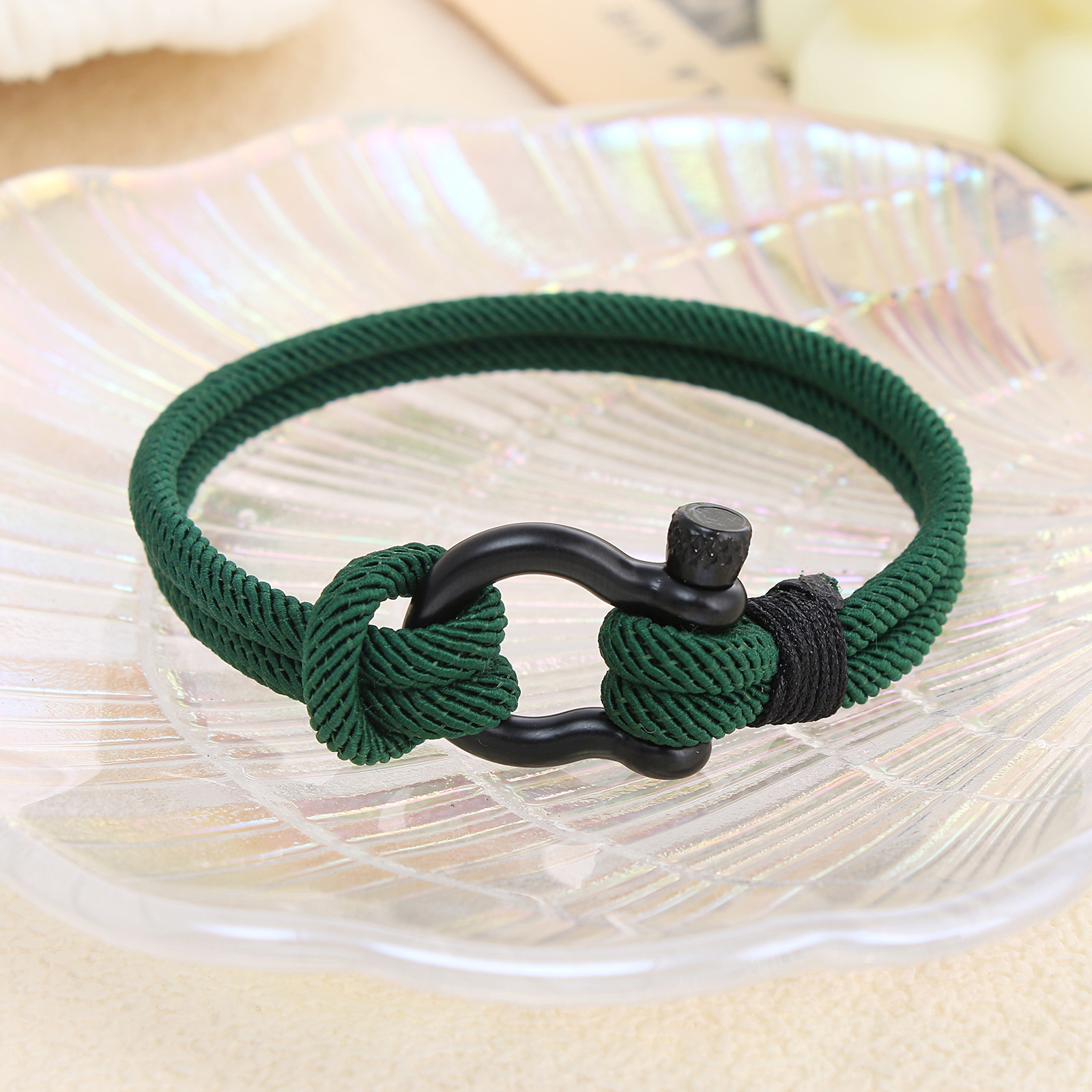 dark green 19CM in circumference Love Mom