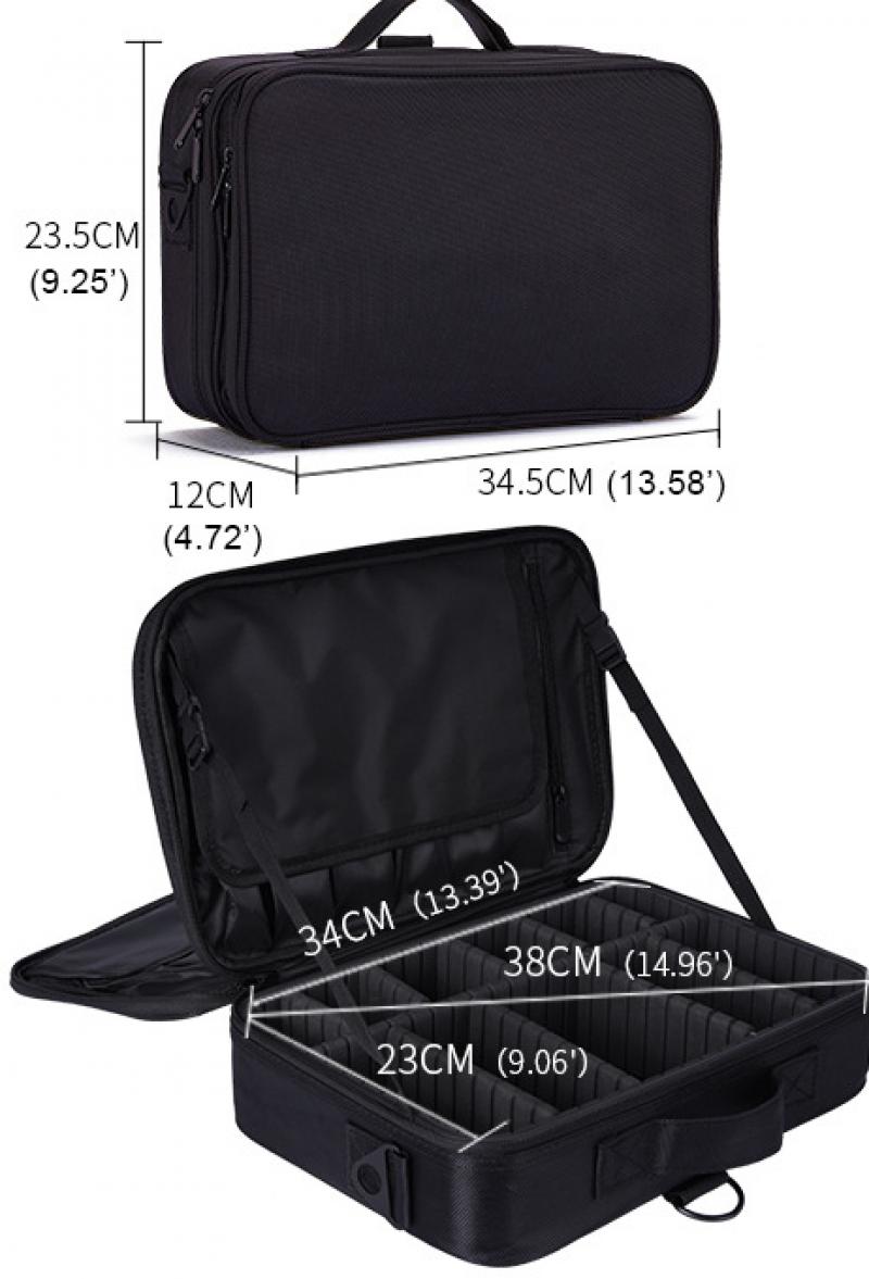 Black [ trumpet 3 deck ] support belt-235 * 120 * 345mm