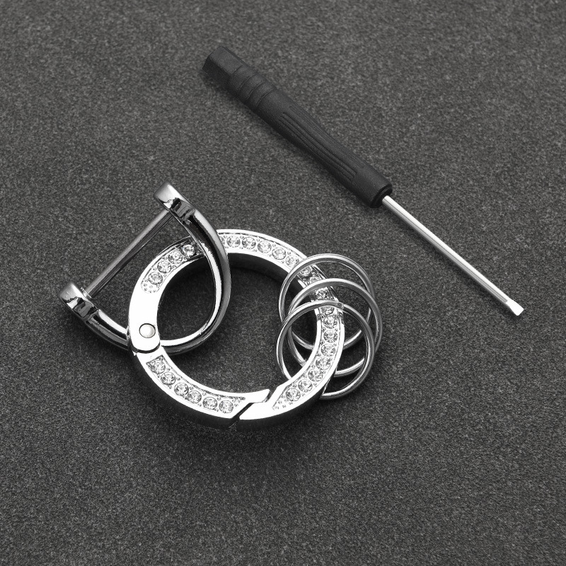 Round silver buckle horseshoe buckle screwdriver