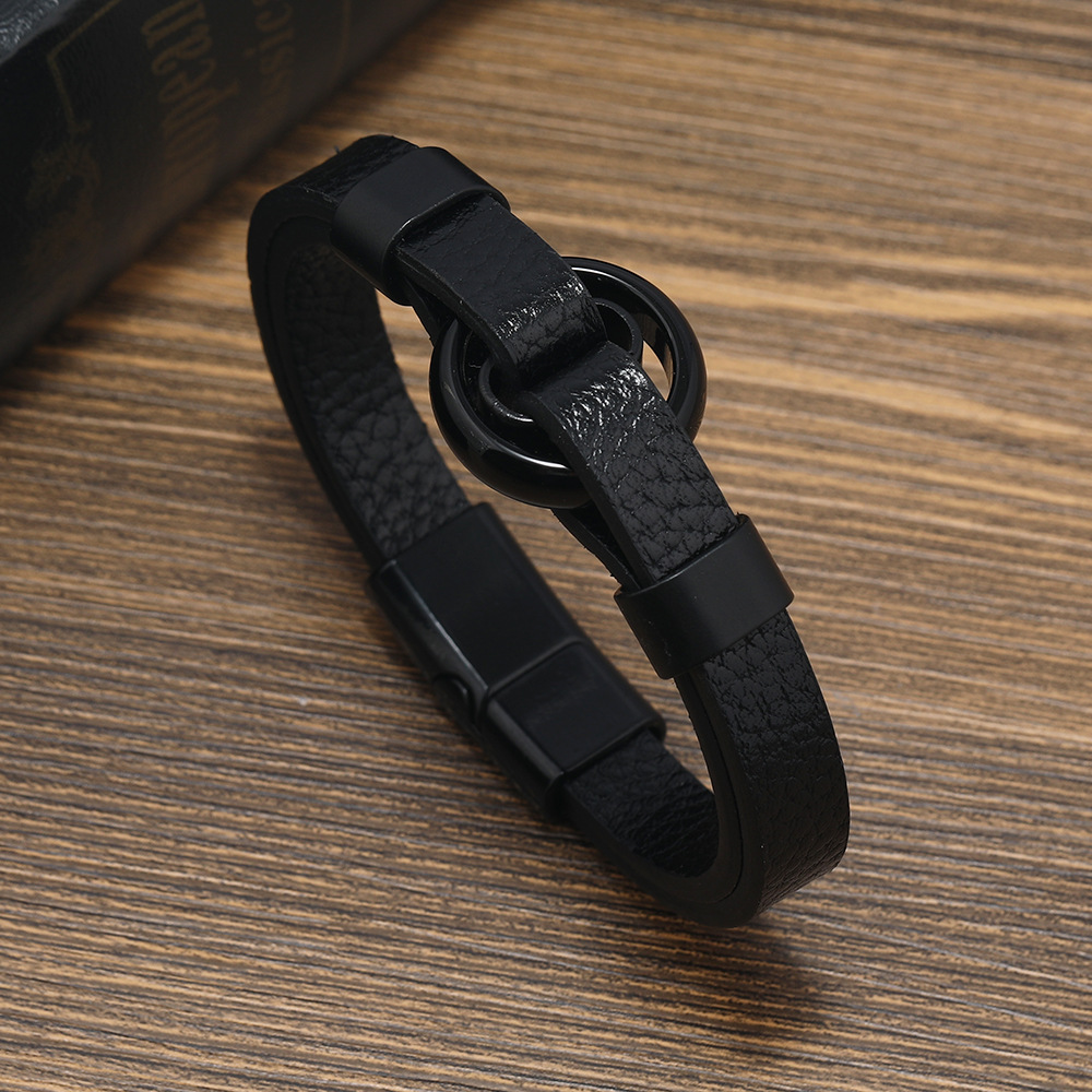 Black stone black buckle