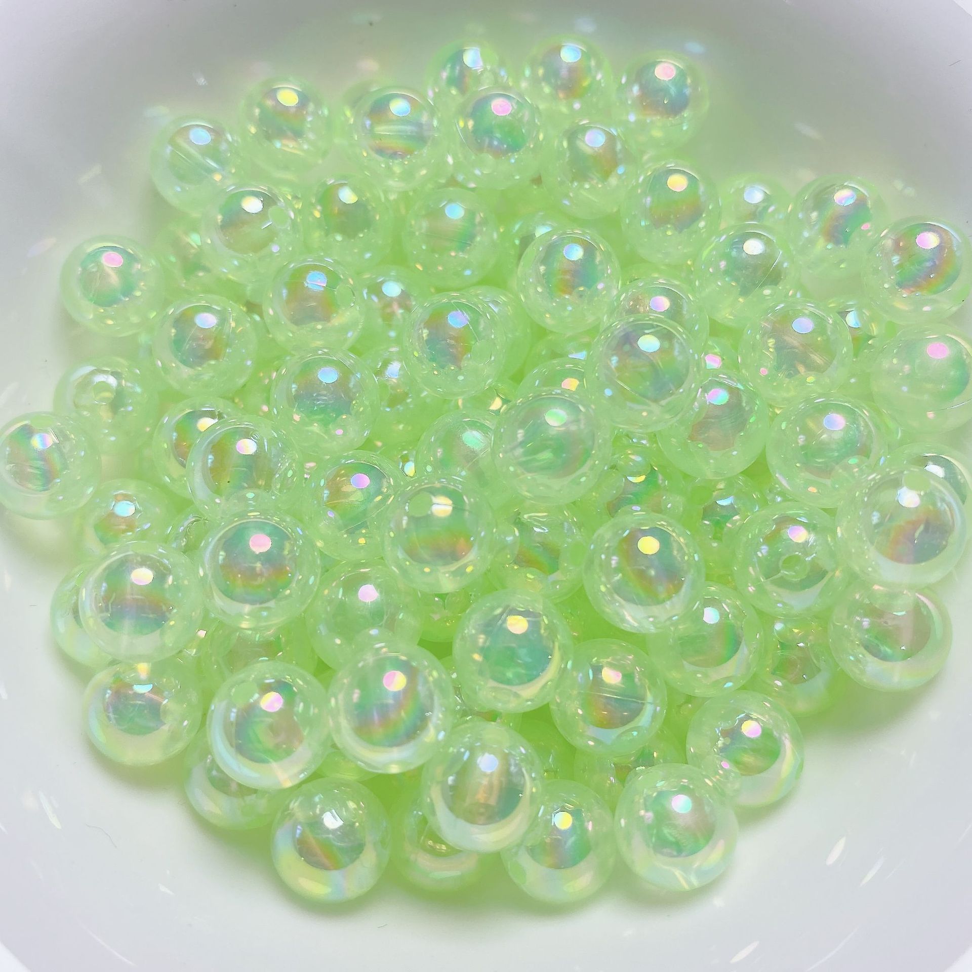 light green 6mm (100 PCS)