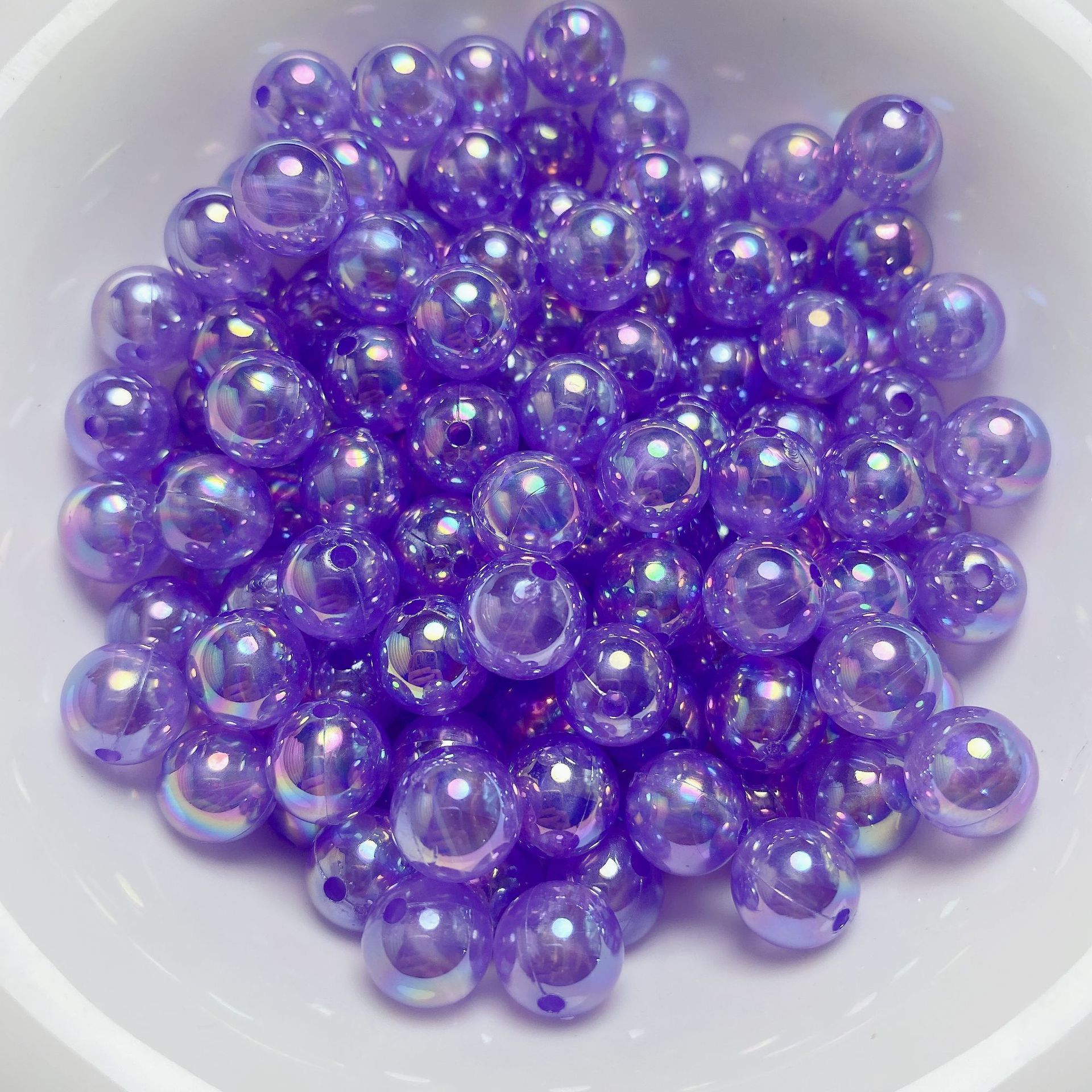 purple 6mm (100 PCS)