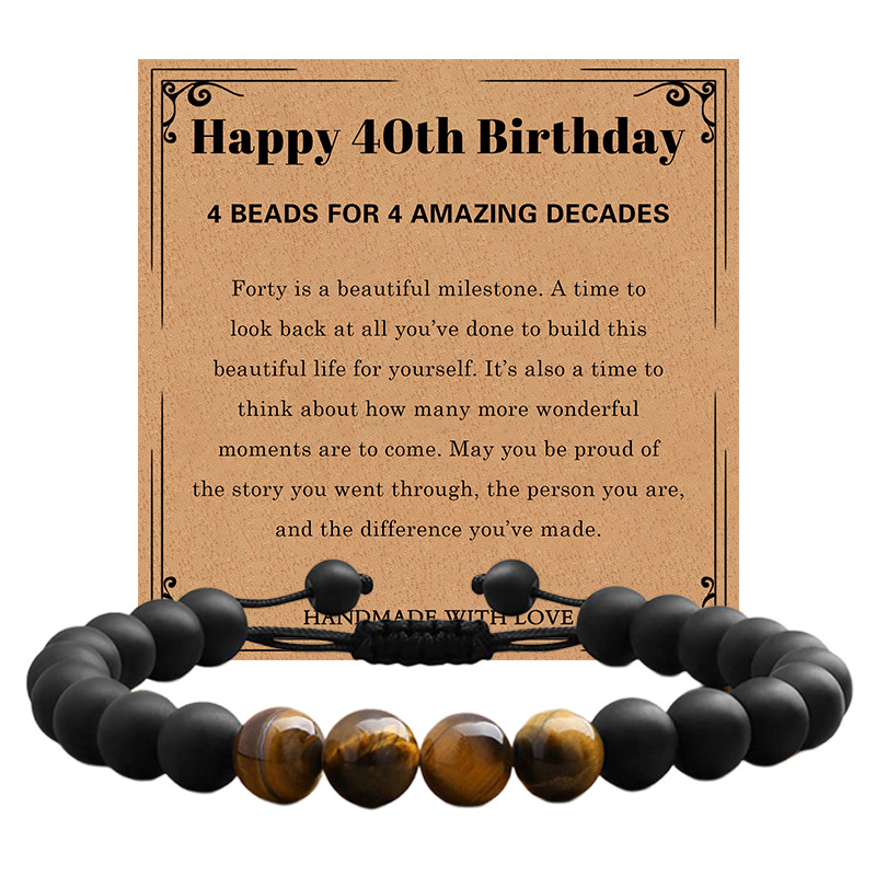 2:40th birthday bracelet