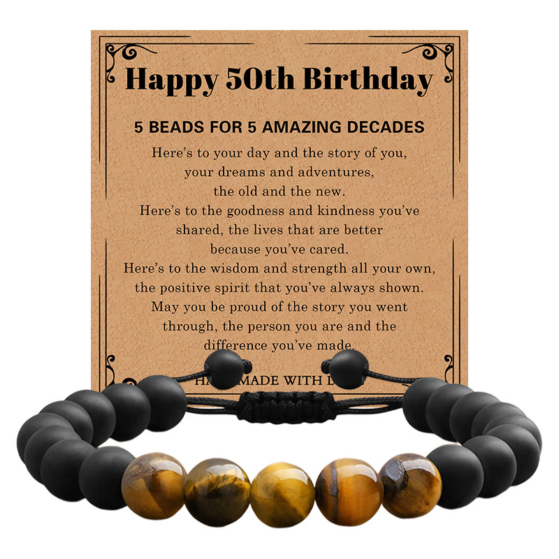 3:50th birthday bracelet