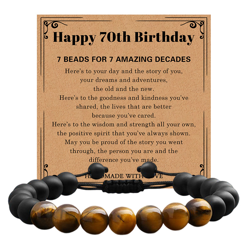 5:70th birthday bracelet