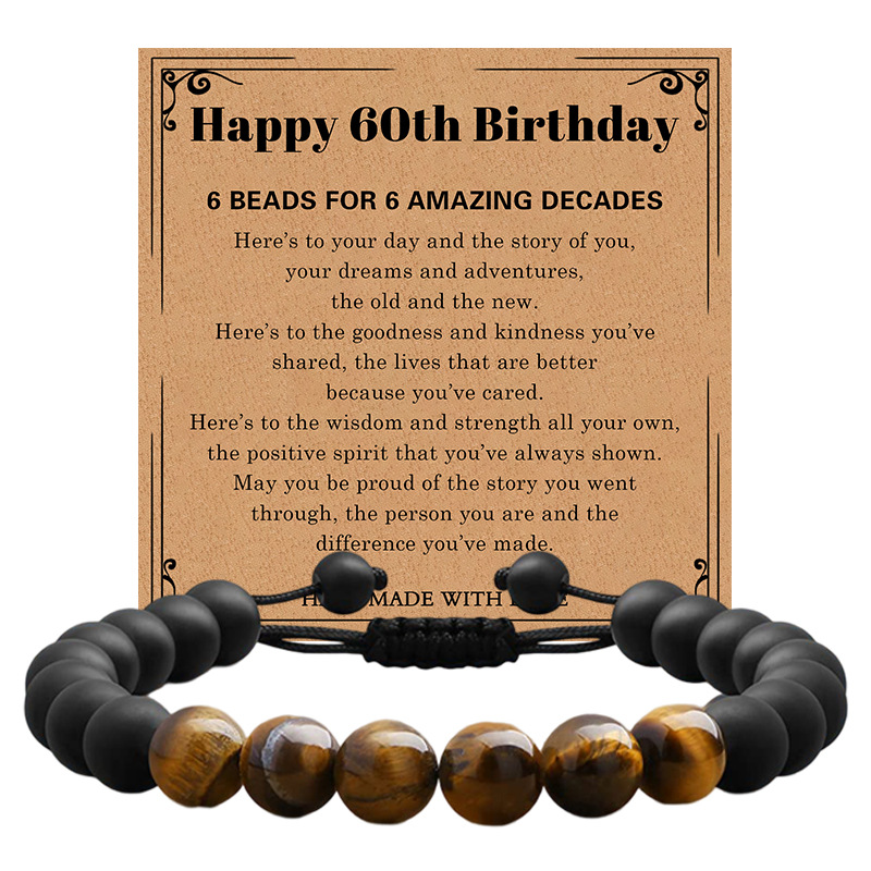 60th birthday bracelet