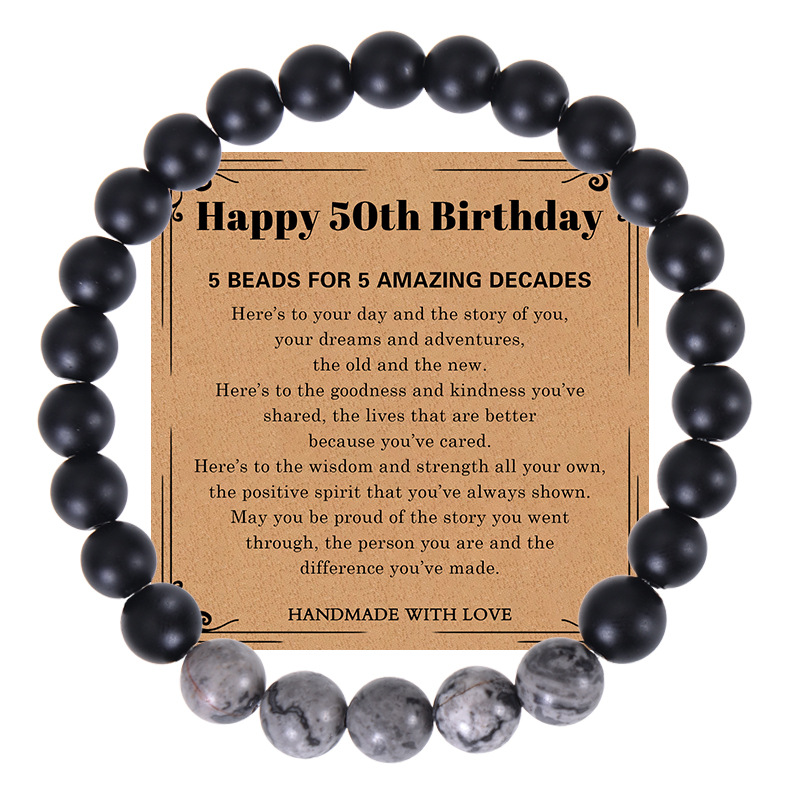 3:50th birthday bracelet