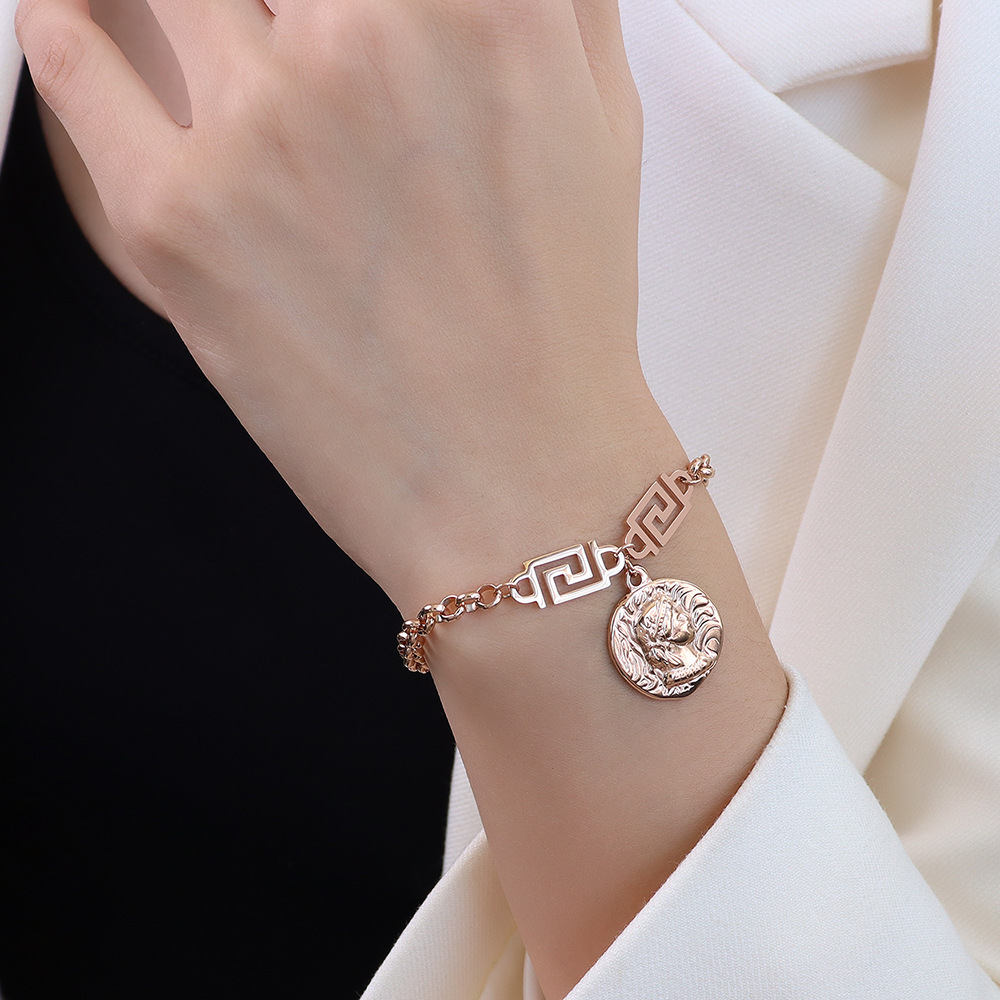 Rose gold bracelet