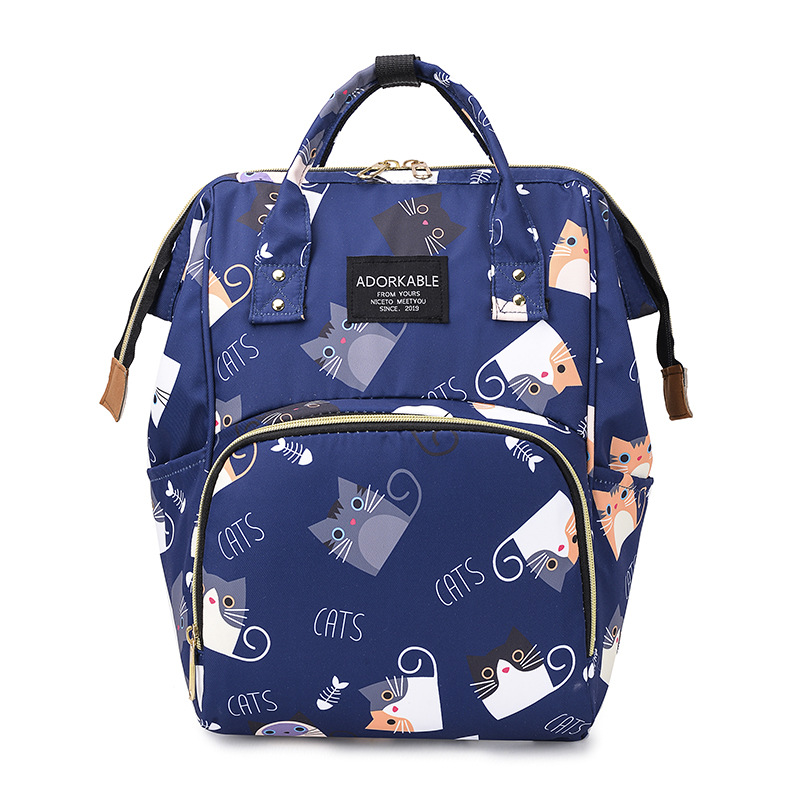 Dark Blue cartoon cat y