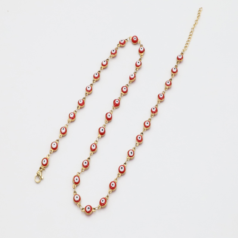 Necklace-red length 45 + 3cm