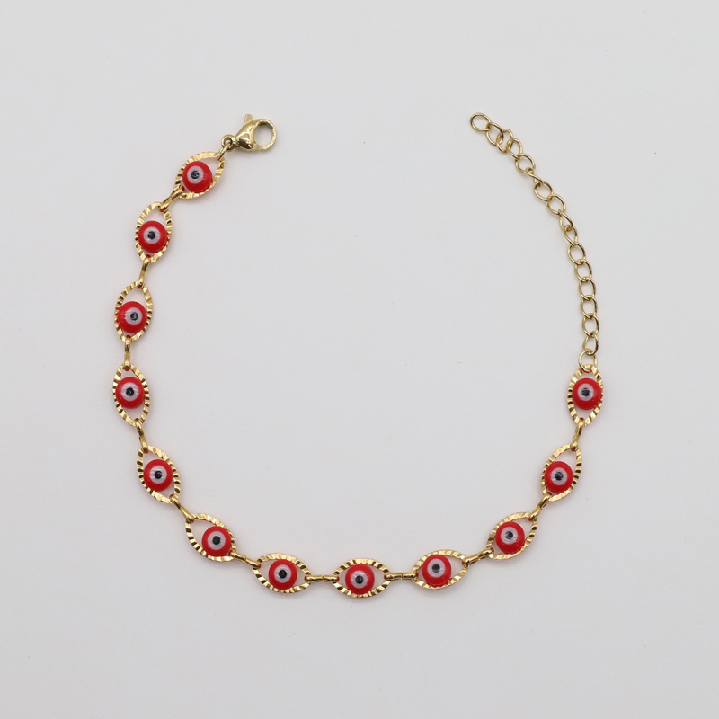 Bracelet-red length 17 + 5cm