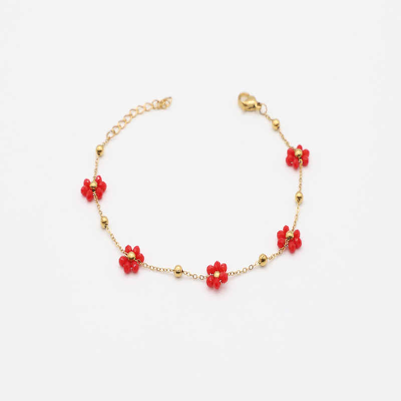 Red - Bracelet length 15 + 3cm