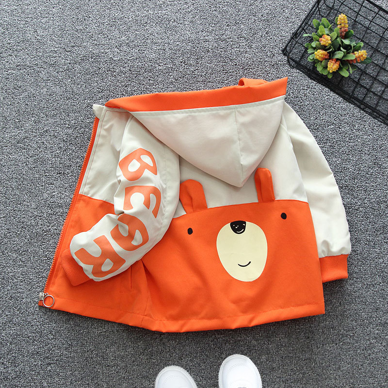 Nose dog coat orange