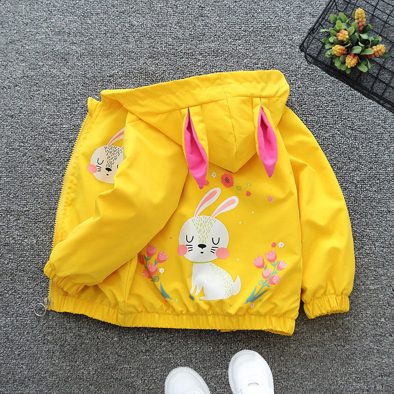 Rabbit coat yellow