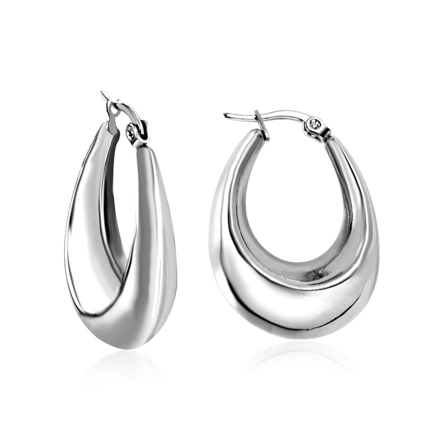 1:Oval 20 * 10mm steel