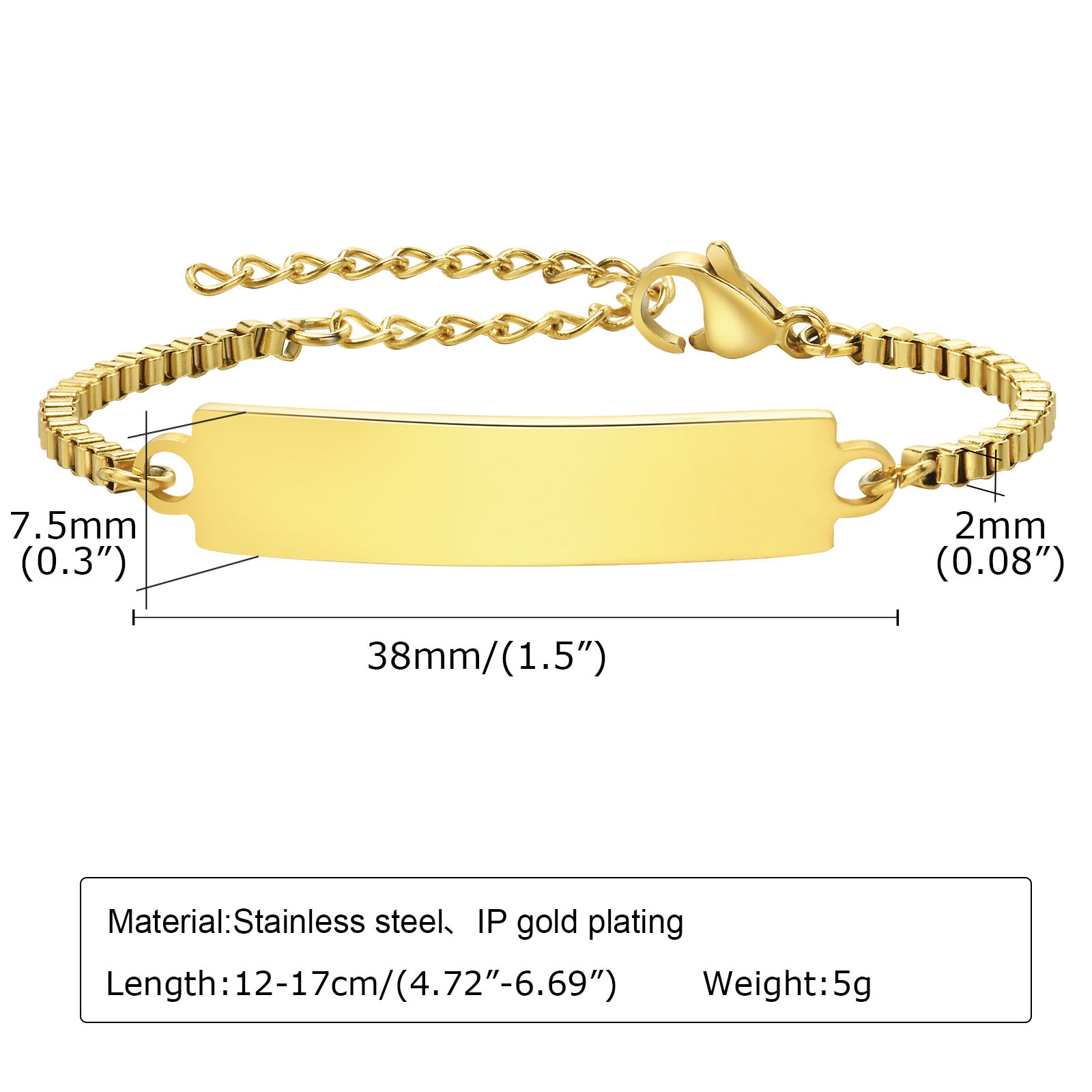 BR-1540 Gold length 125CM